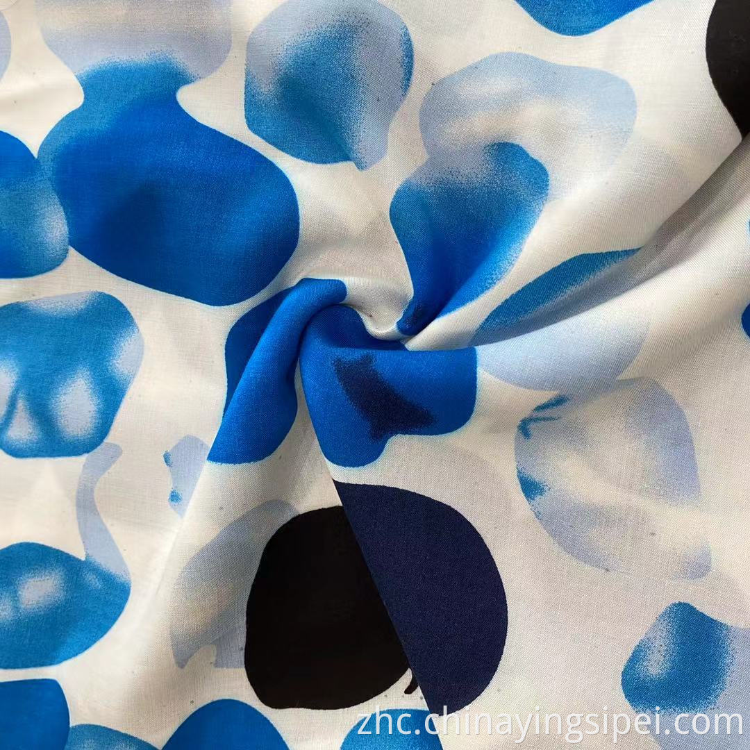 ISP Texile 45s 100％人造丝/粘液印刷的织物人造丝奇特（Rayon Challis for Dress）